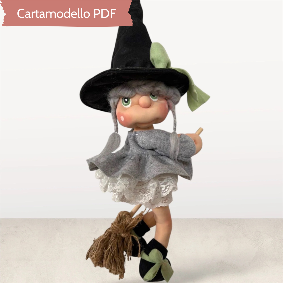 Cartamodello Befana Grace
