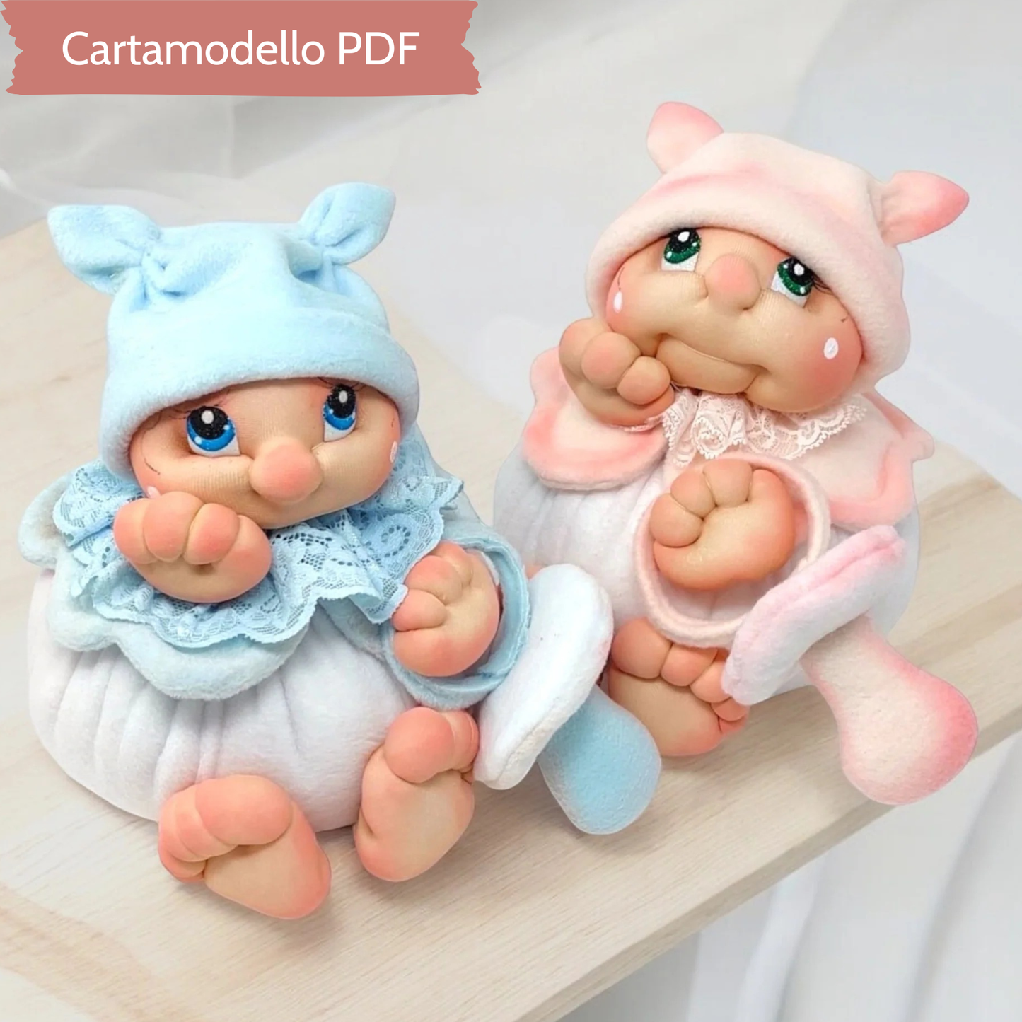 Cartamodello Bimbo e Bimba