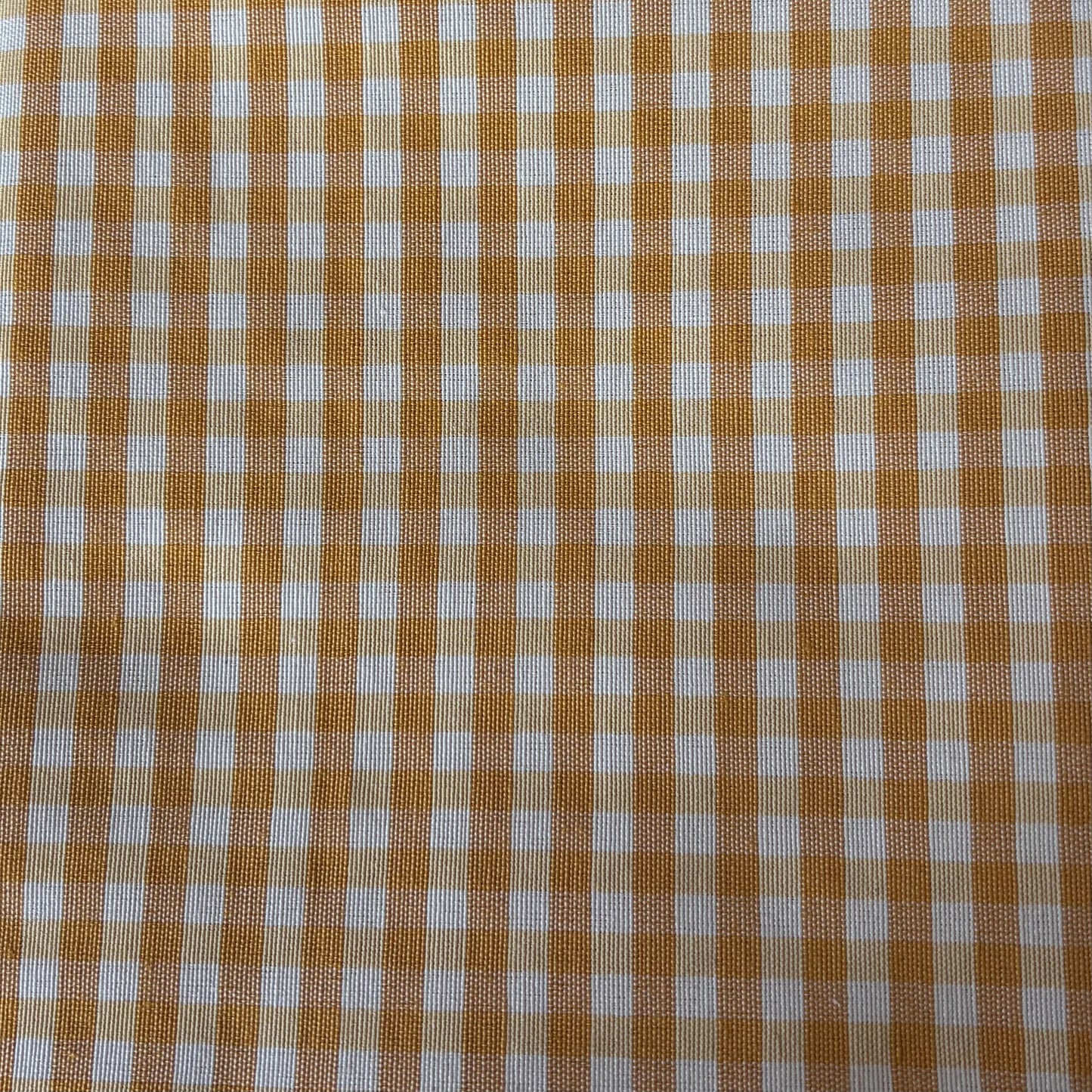 Cotone / Quadretti ocra