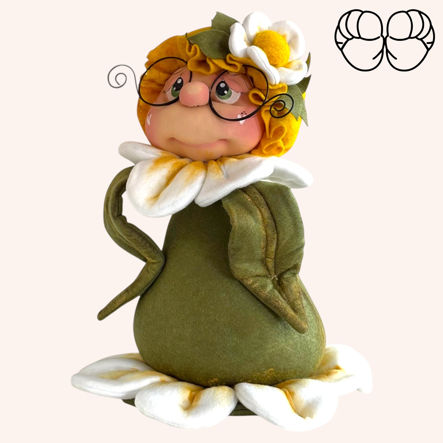 Cartamodello Fermaporta Margherita