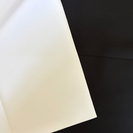 Maglia pesante / Double face nero bianco