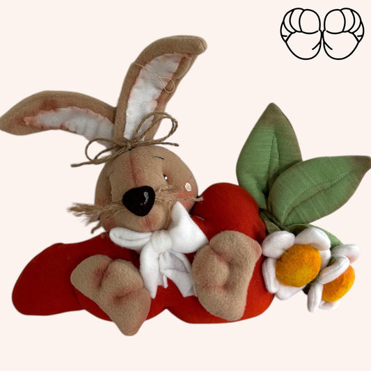 Cartamodello Coniglio con la carota