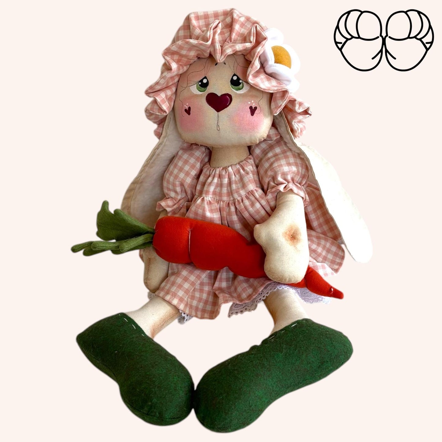 Cartamodello Coniglia Marianna