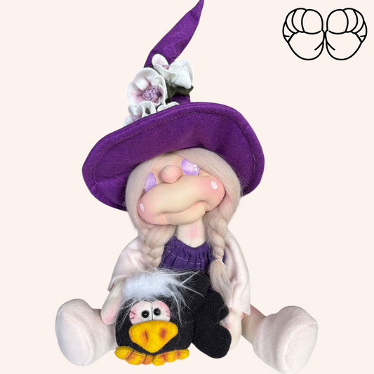 Cartamodello Strega Viola