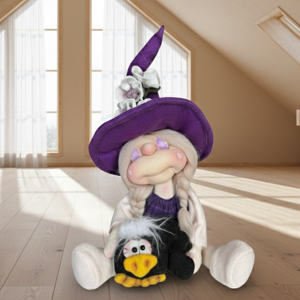 Cartamodello Strega Viola