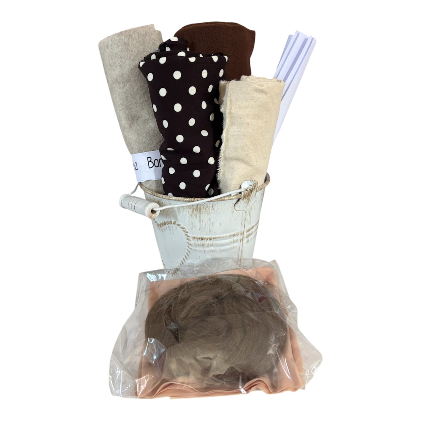 Kit Secchiello / Pois Marrone