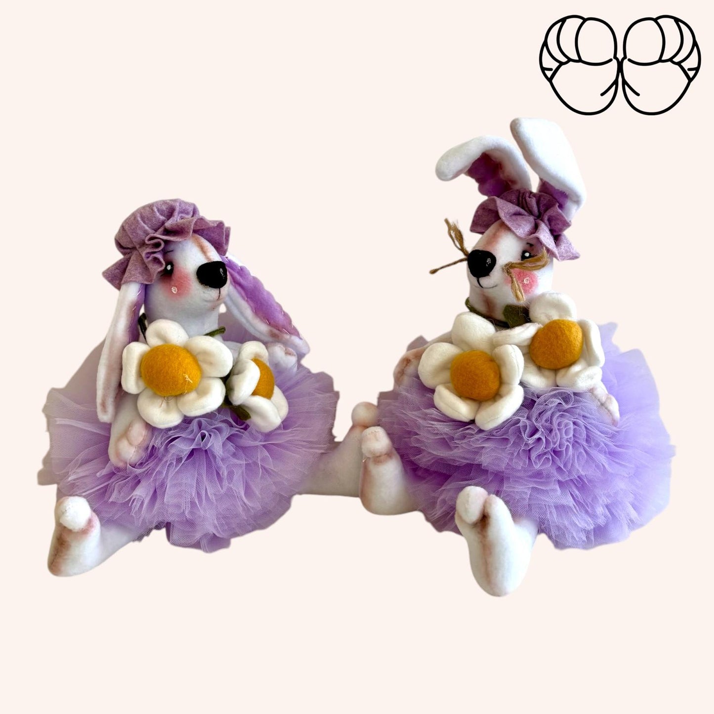 Cartamodello Coniglio Pon Pon