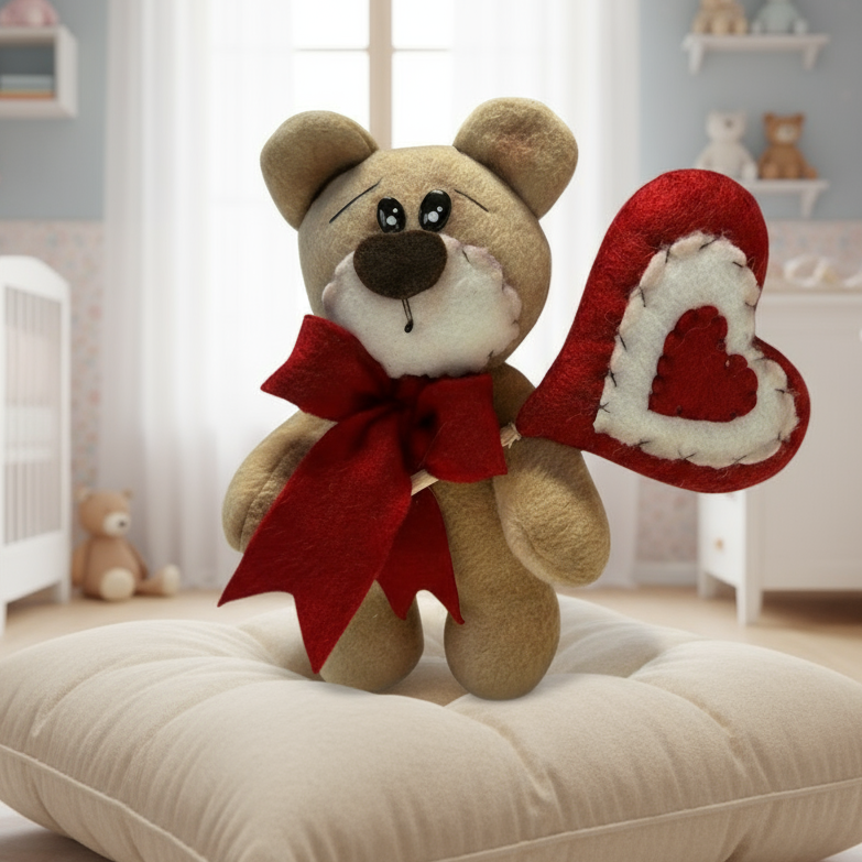 Cartamodello Christmas Time Orsetto LeccaLecca