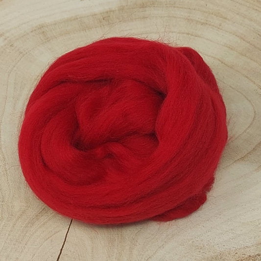 Lana cardata / Rosso