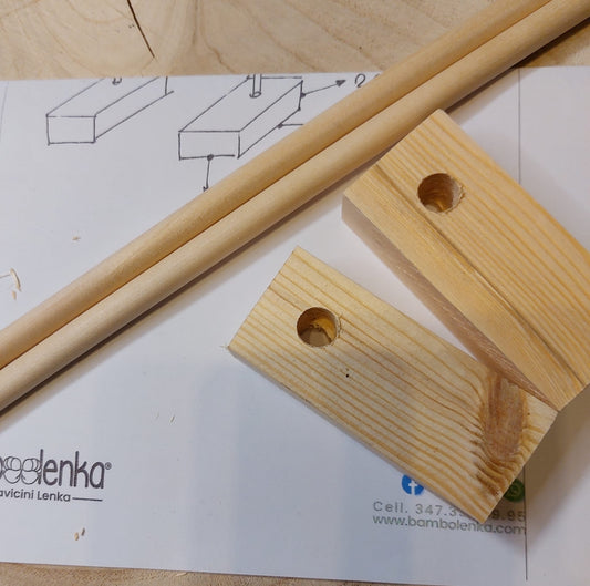 Struttura per bambola in piedi piccola