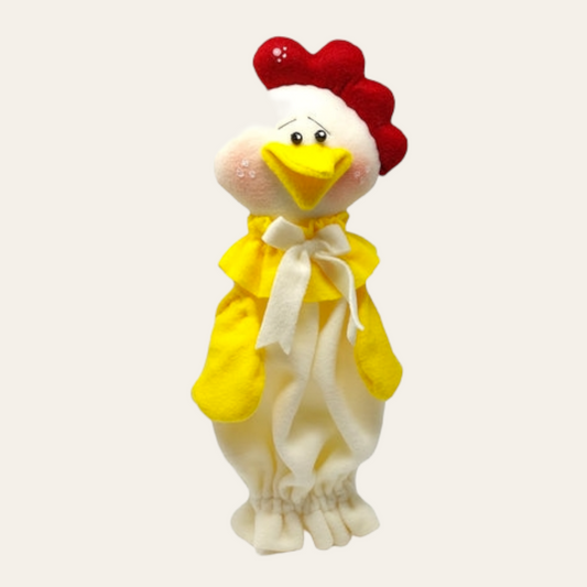 Cartamodello Pulcino Porta Sacchetti