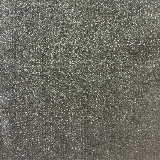 Maglina poliestere / Nero Brillantinato Argento