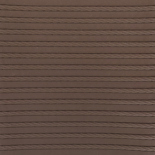 Maglia / Marrone con disegno in rilievo