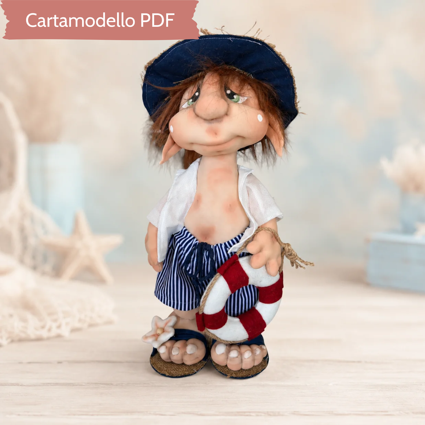 Cartamodello Gnomo Alfonso
