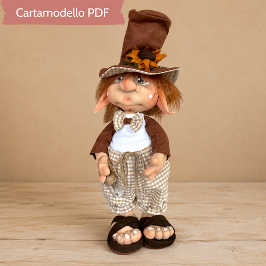Cartamodello Gnomo Osvaldo