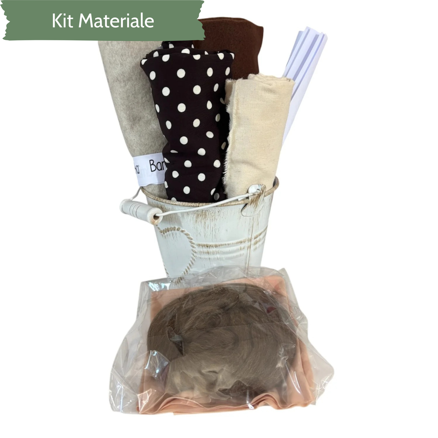 Kit Secchiello / Pois Marrone