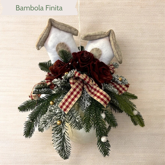 Decorazione con casette su Palla