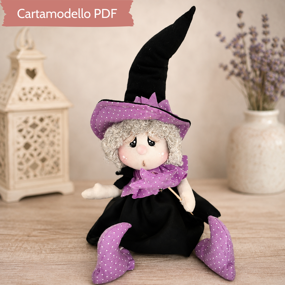 Cartamodello Strega Violetta