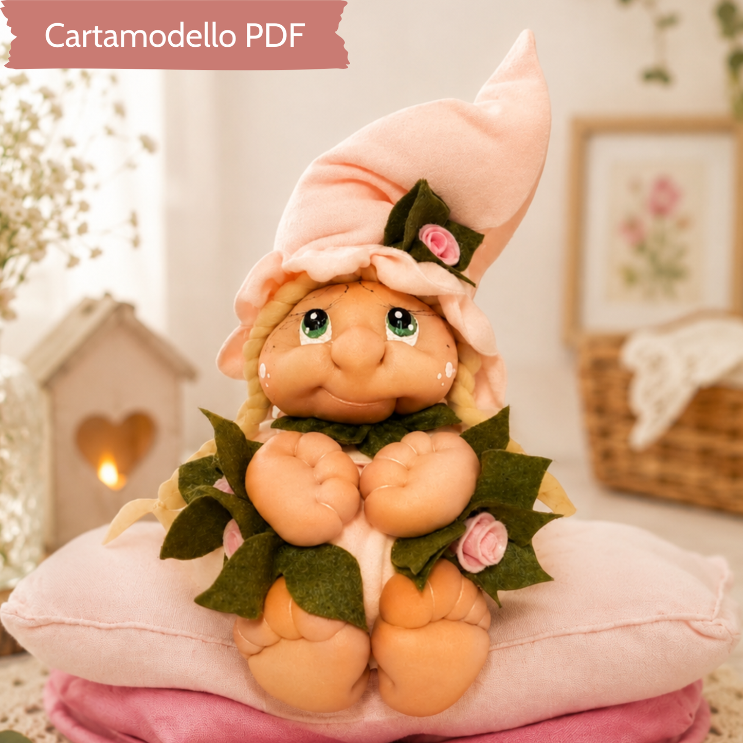 Cartamodello Elfa Rosa