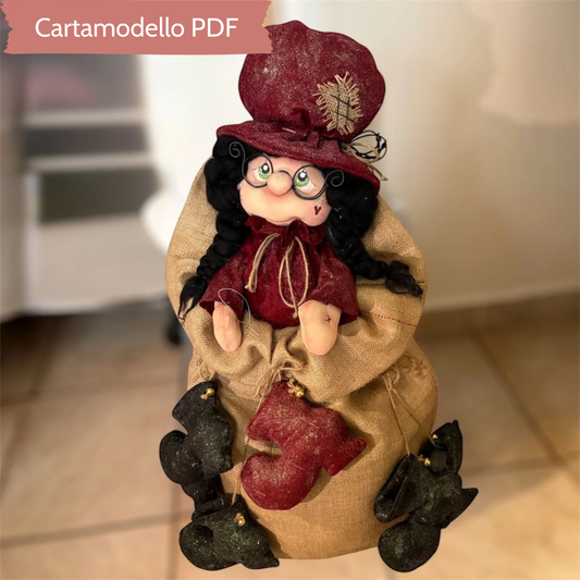 Cartamodello Befana Matilde