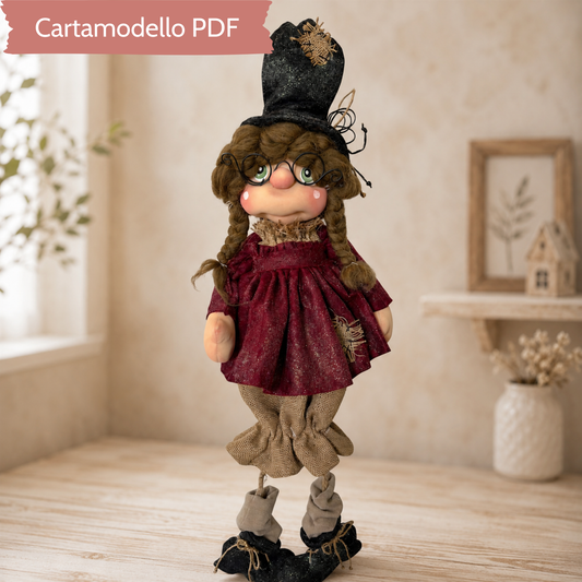 Cartamodello Befana Gilda