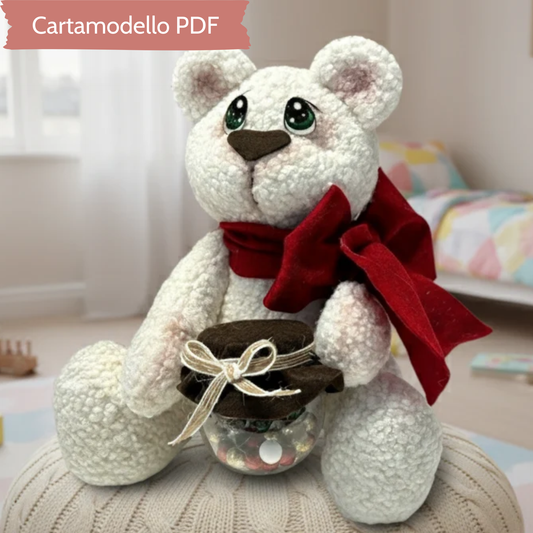 Cartamodello Christmas Time Teddy