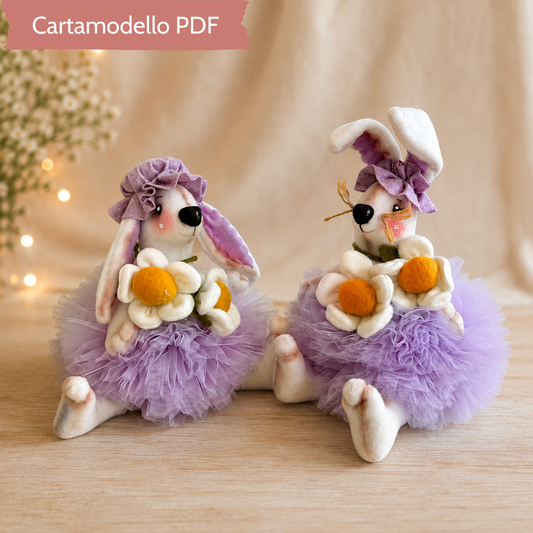 Cartamodello Coniglio Pon Pon