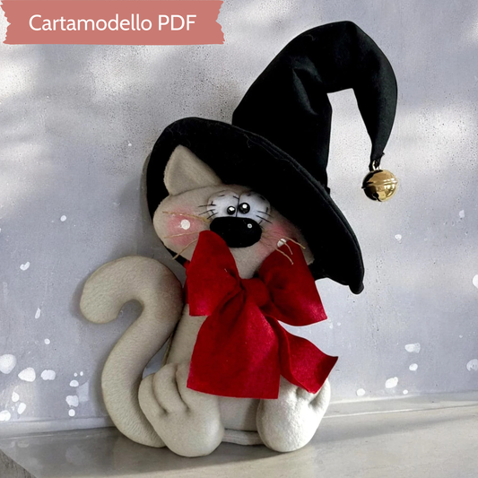 Cartamodello Gatto Tic Toc