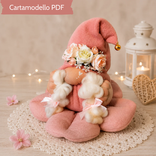 Cartamodello Gnometta Rosa