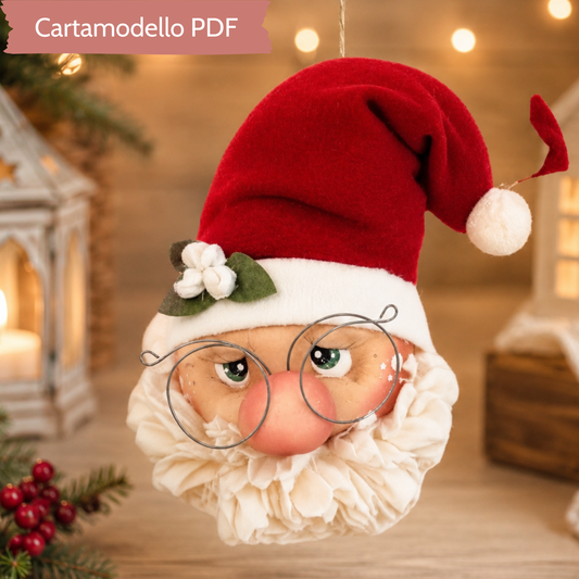 Cartamodello Babbo da Appendere