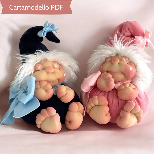 Cartamodello Dormiglione e Dormigliona