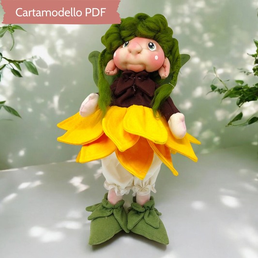Cartamodello Girasole