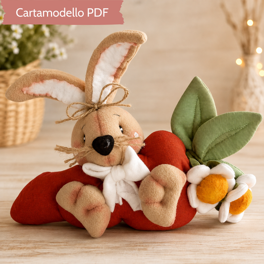 Cartamodello Coniglio con la carota