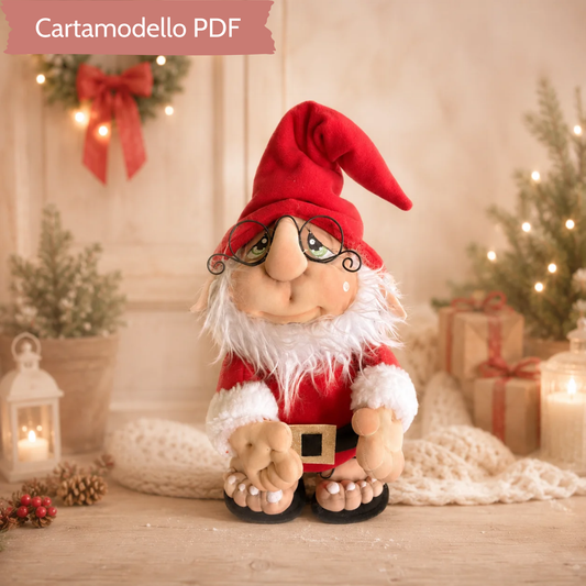 Cartamodello Gnomo Noel