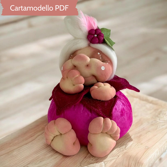 Cartamodello Dormigliona Petalosa