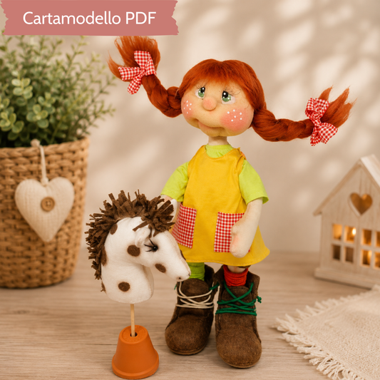 Cartamodello Pippi Calze Lunghe