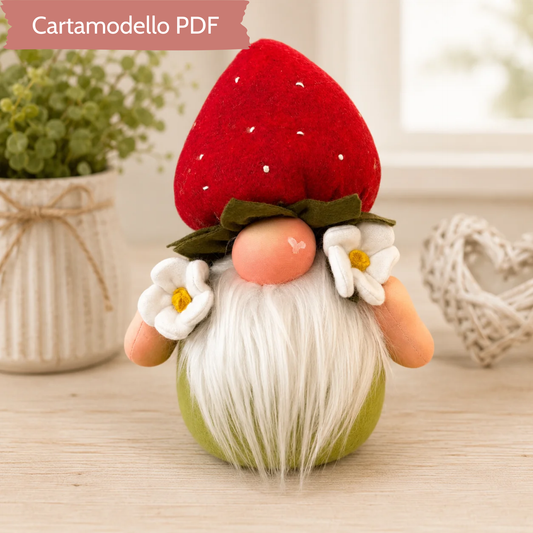 Cartamodello Gnomo Fragolo