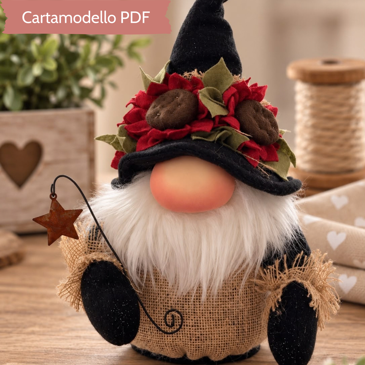 Cartamodello Gnomo Custode