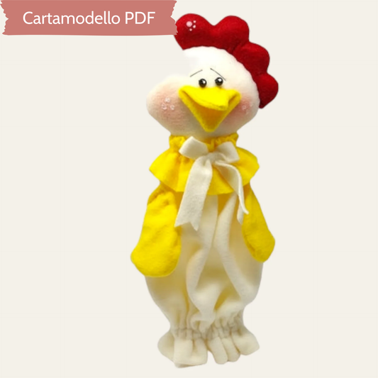 Cartamodello Pulcino Portasacchetti