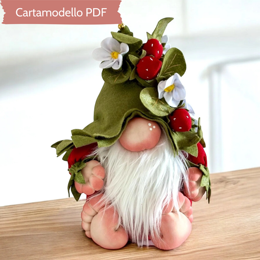 Cartamodello Gnomo Fragolino