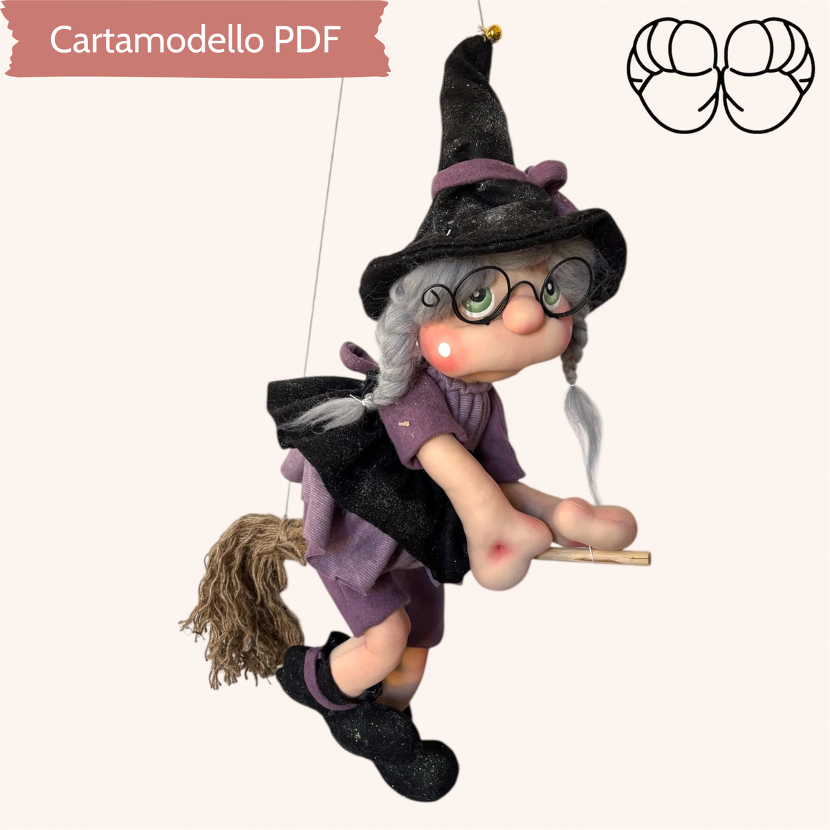 Cartamodello Befana Mistery