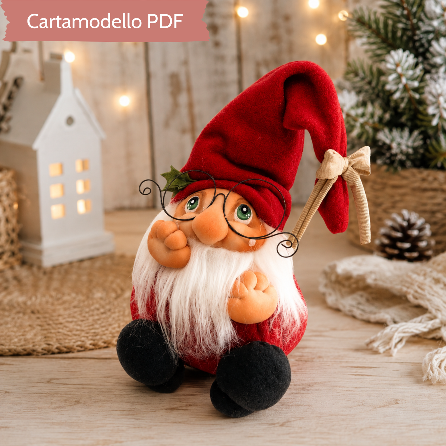 Cartamodello Babbo Natale