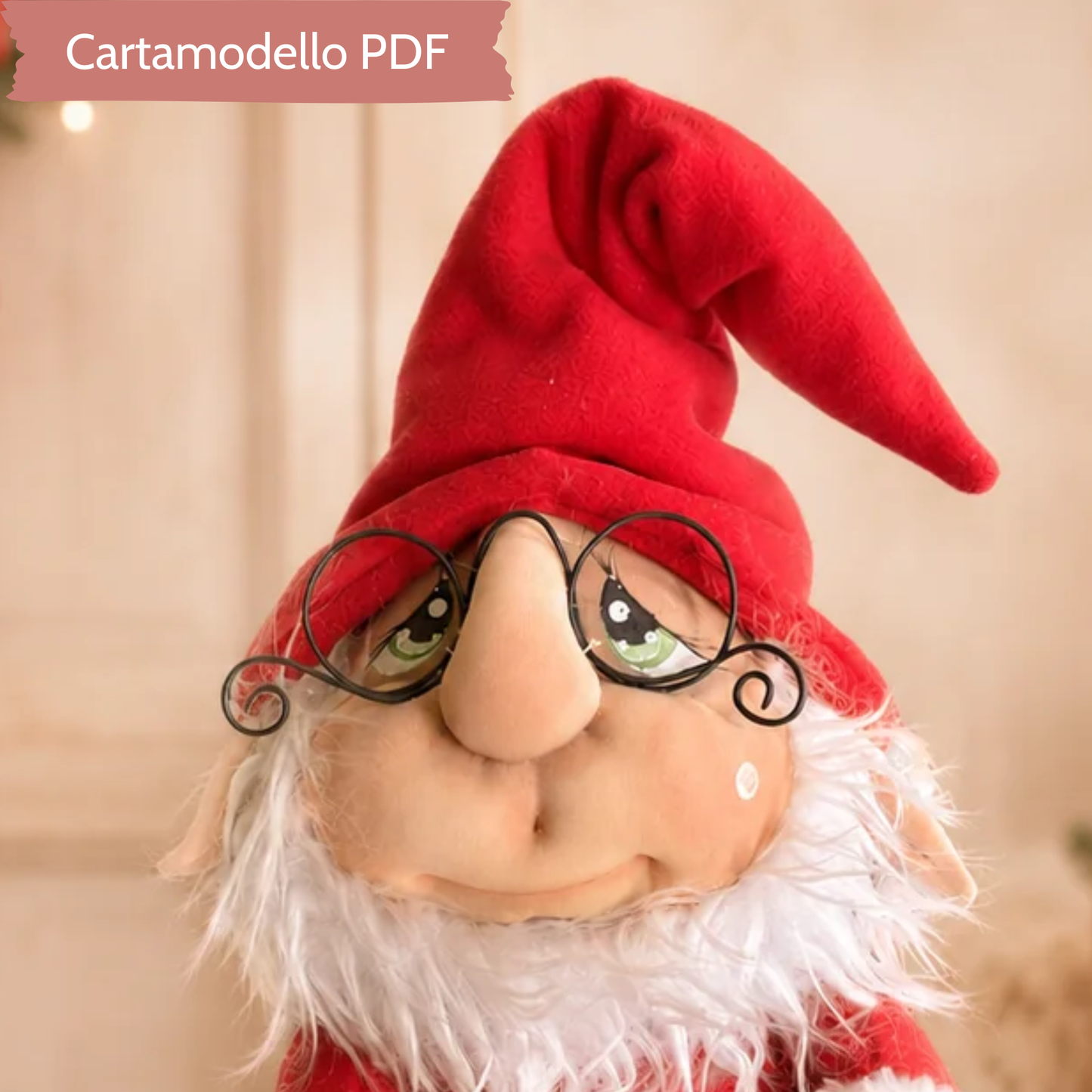 Cartamodello Gnomo Noel