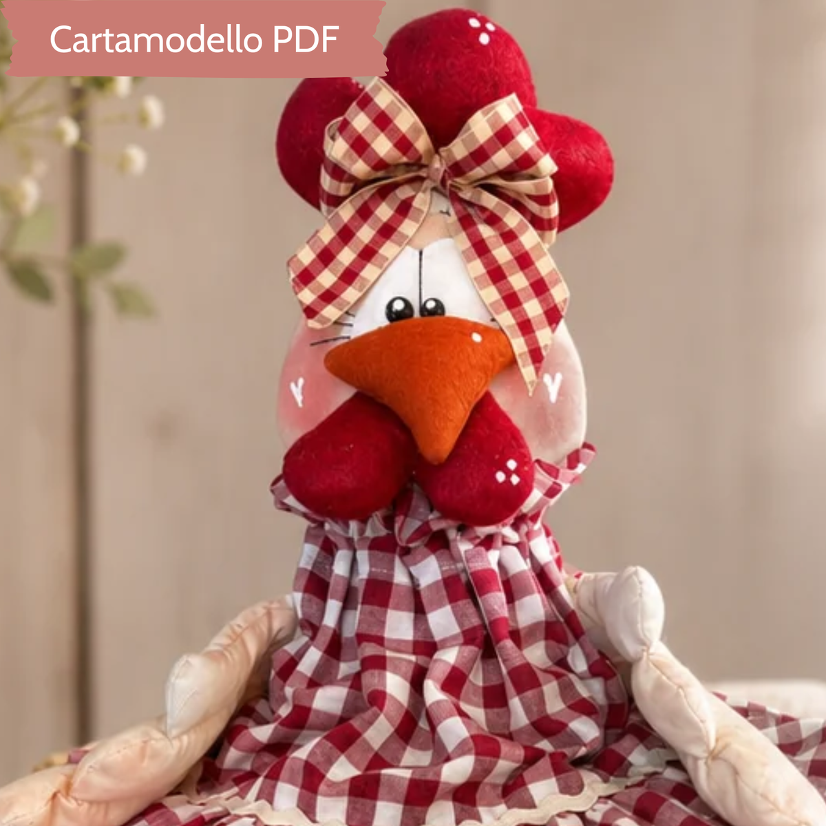 Cartamodello Gallina Kokodè Seduta