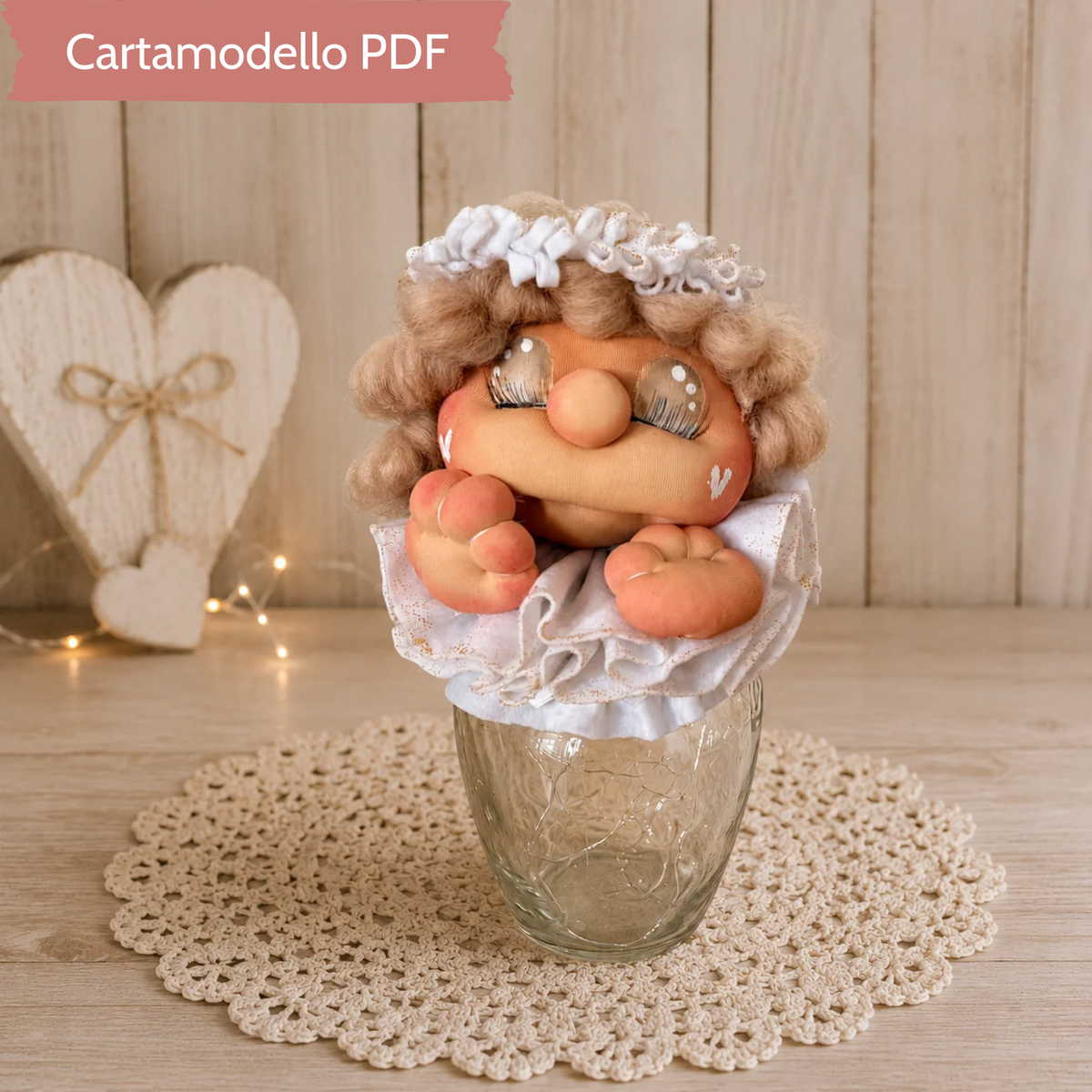 Cartamodello Cupido sul Barattolo
