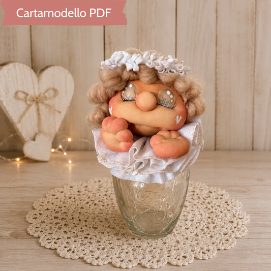 Cartamodello Cupido sul Barattolo
