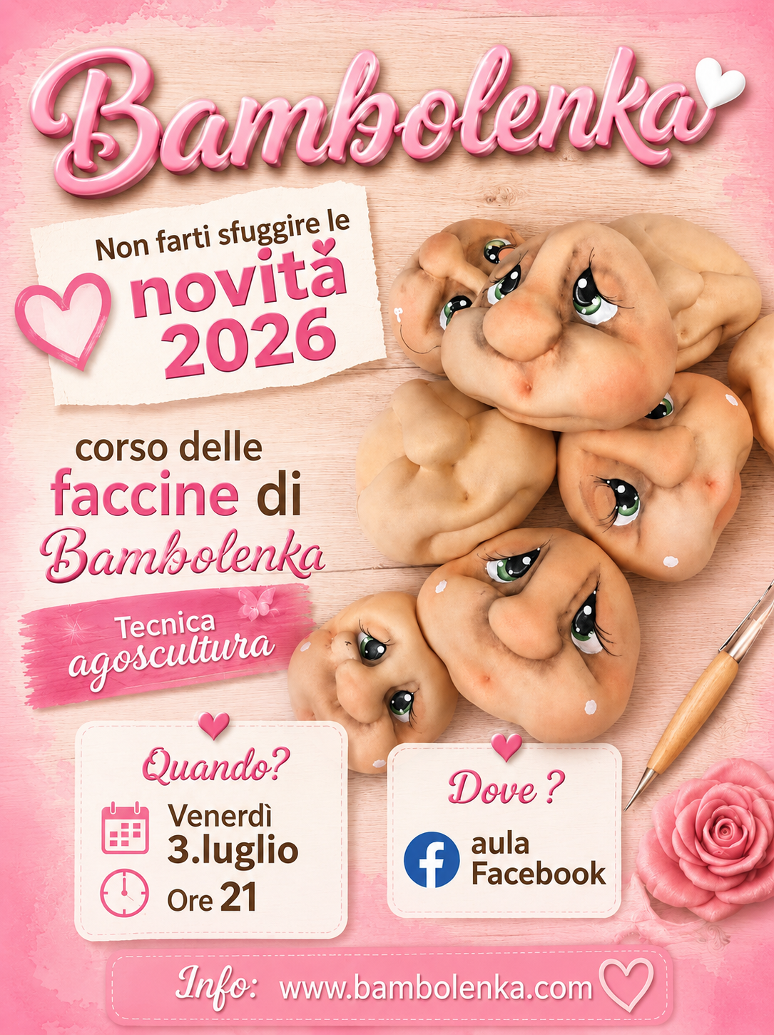 Corso online Faccine del 3 Luglio 2026