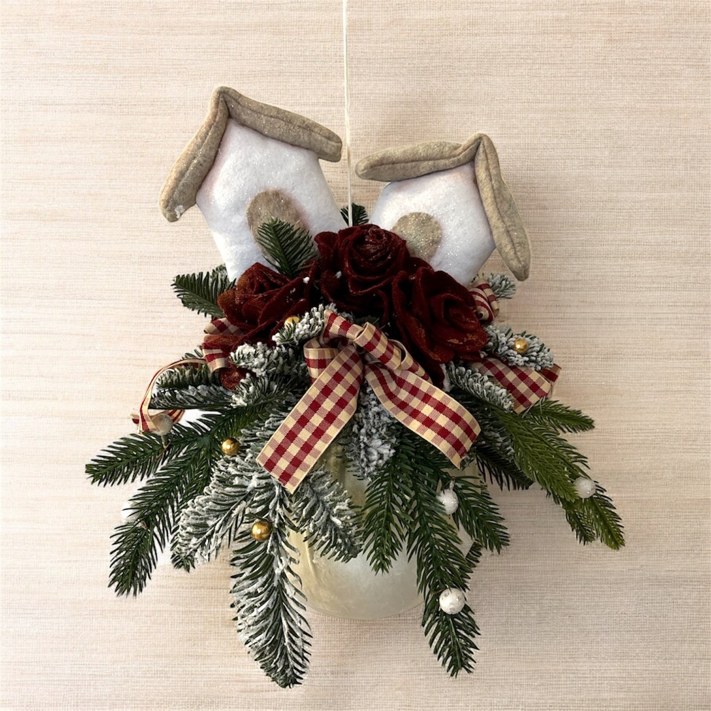 Decorazione con casette su Palla