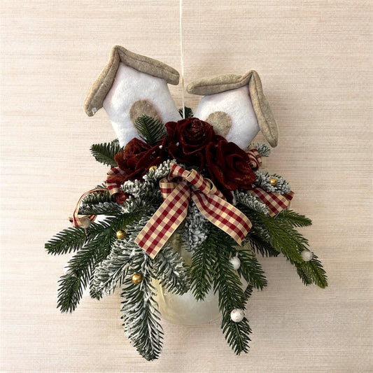 Decorazione con casette su Palla