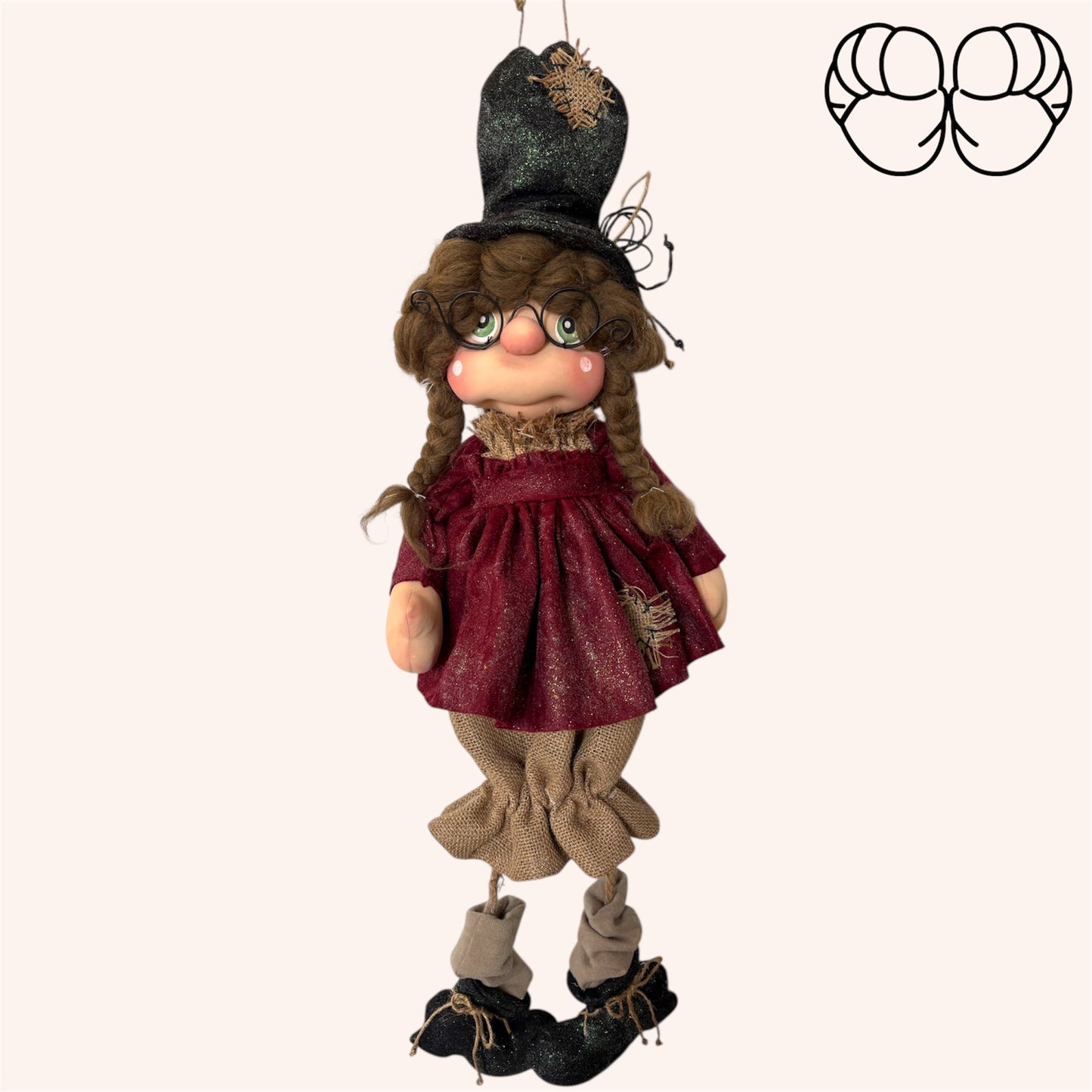 Cartamodello Befana Gilda